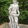 STATUES & SCULPTURES Apollo The Hunter 83Cm Stone Resin Garden Statue Clearance