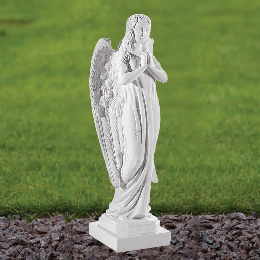 STATUES & SCULPTURES Angel 37Cm Marble Resin Garden Statue Hot