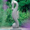 STATUES & SCULPTURES Seahorse 94Cm Stone Garden Ornament Wholesale
