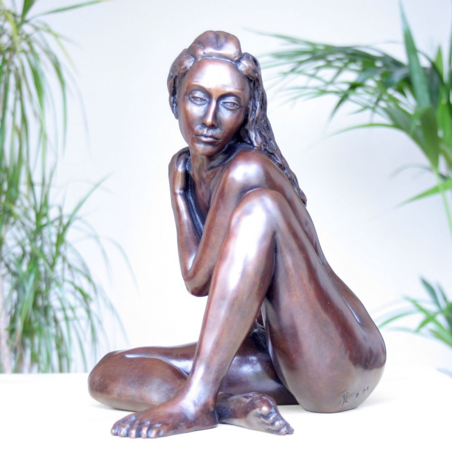 STATUES & SCULPTURES Caterina Ii Figurine Bronze Indoor Sculpture Online