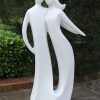 STATUES & SCULPTURES Harmony 80Cm Marble Resin Modern Garden Statue New