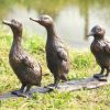 STATUES & SCULPTURES Baby Ducklings Bronze Metal Garden Ornaments Best